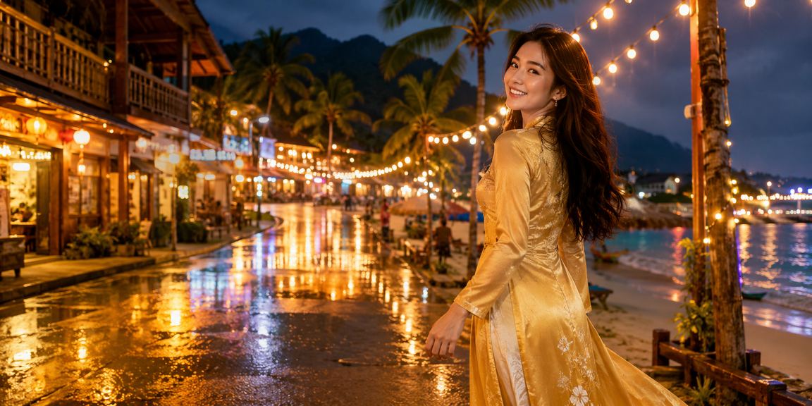 Người phụ nữ mặc áo dài tại Sa Pa thực hiện nạp tiền và nhận thưởng qua ứng dụng 3fmc trên điện thoại